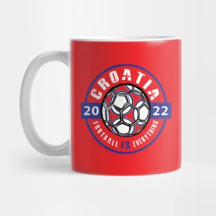 Football Is Everything - Croatia 2022 Vintage Mug